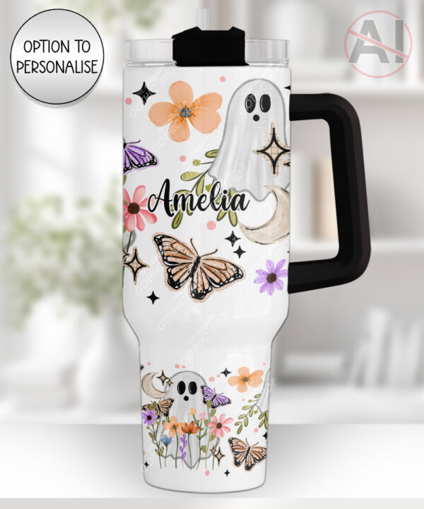 20102 floral ghosties personalised large tumbler 1