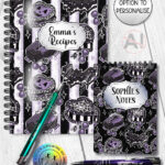 20129 personalised gothic cakes notebook 4
