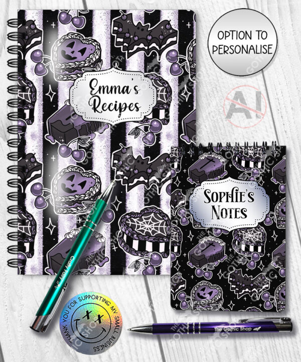 20129 personalised gothic cakes notebook 4