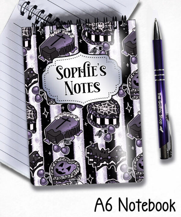 20129 personalised gothic cakes notebook 5