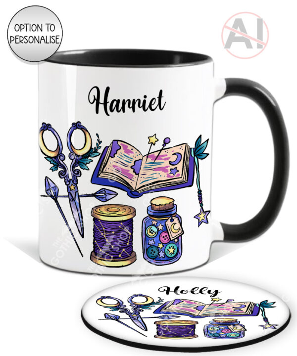 20131 whimsical sew mug coaster