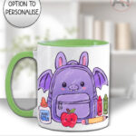 20135 personalised bat school mug 3