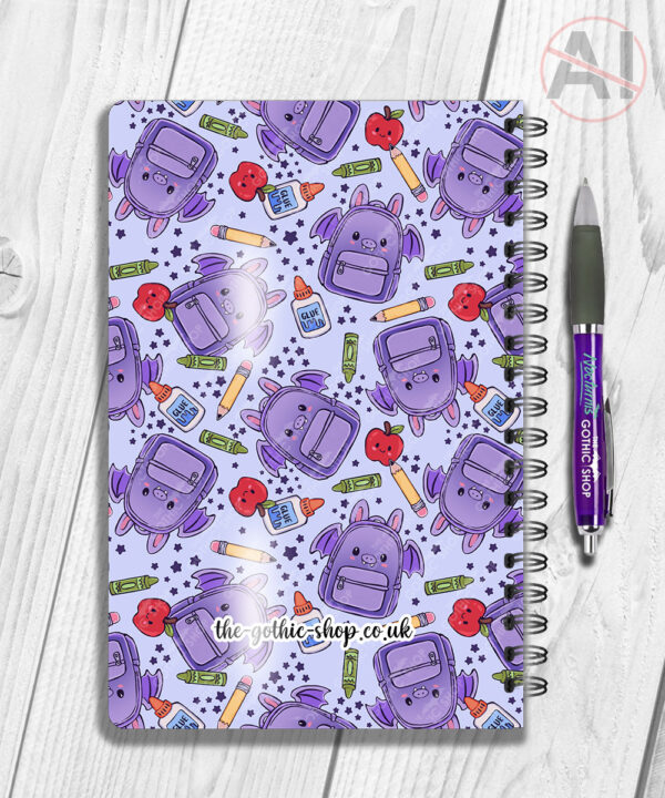 20139 personalised bat school notebook 3