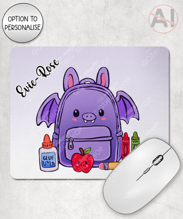 20140 personalised bat school mouse mat 1