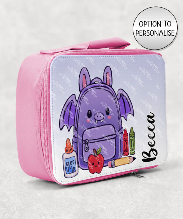 20141 personalised bat school lunch bag 2