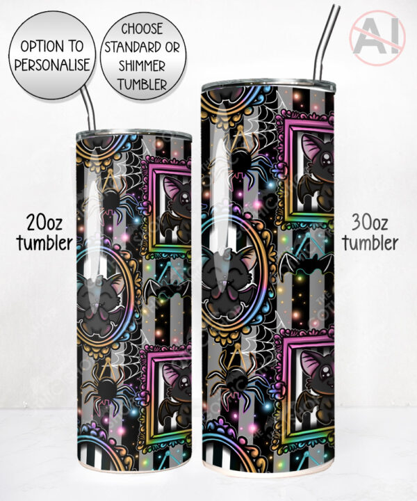20155 bat frames personalised gothic tumbler 3