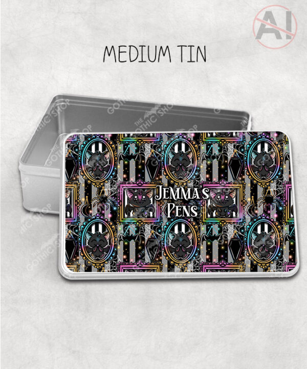 20158 bat frames personalised gothic storage tin 2