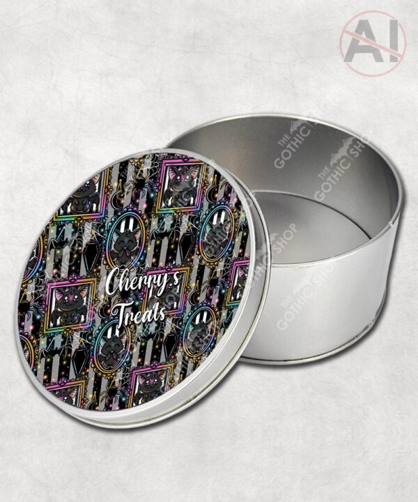 20158 bat frames personalised gothic storage tin 3