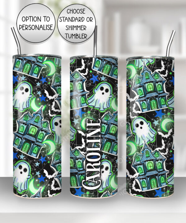 20163 haunted house personalised tumbler 3