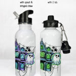 20164 haunted house personalised water bottle 3