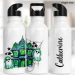 20164 haunted house personalised water bottle 5