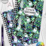20165 haunted house personalised notebook 1