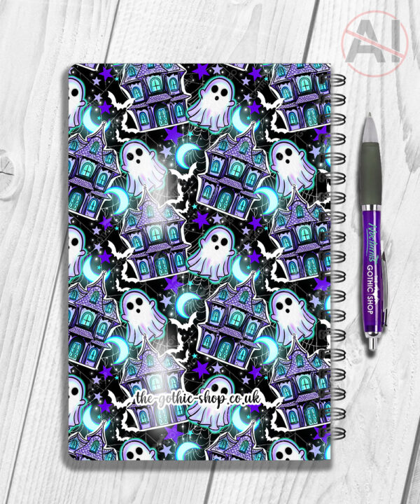20165 haunted house personalised notebook 3