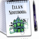 20165 haunted house personalised notebook 4