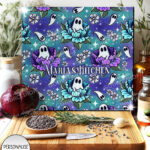 20176 peony ghosts spooky chopping board 1
