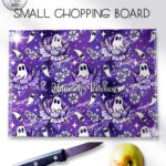 20176 peony ghosts spooky chopping board 2