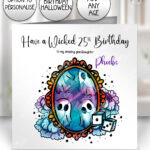 20185 personalised shattered ghosts birthday card