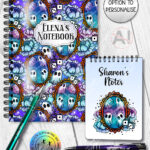 20190 personalised shattered ghosts notebook 4