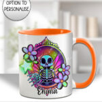20193 personalised skeleton fairy gothic mug 1