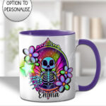 20193 personalised skeleton fairy gothic mug 2