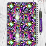 20196 personalised skeleton fairy gothic notebook 3