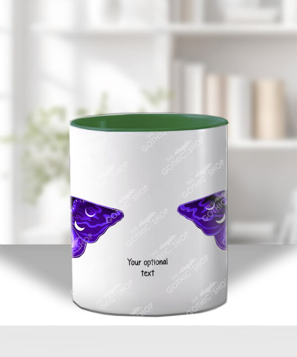 20206 purple deathmoth gothic moth personalised mug 4