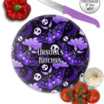 20209 purple deathmoth gothic moth personalised chopping board 2