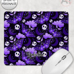 20212 purple deathmoth gothic moth personalised mousemat