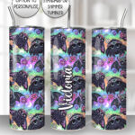 20217 floral creatures gothic tumbler 2