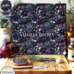 20218 floral creatures gothic chopping board 1