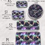 20219 floral creatures gothic storage tin 3