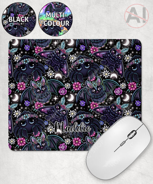 20221 floral creatures gothic mousemat 1