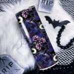 celestial dragonflies crystal ball straight tumbler option to personalise
