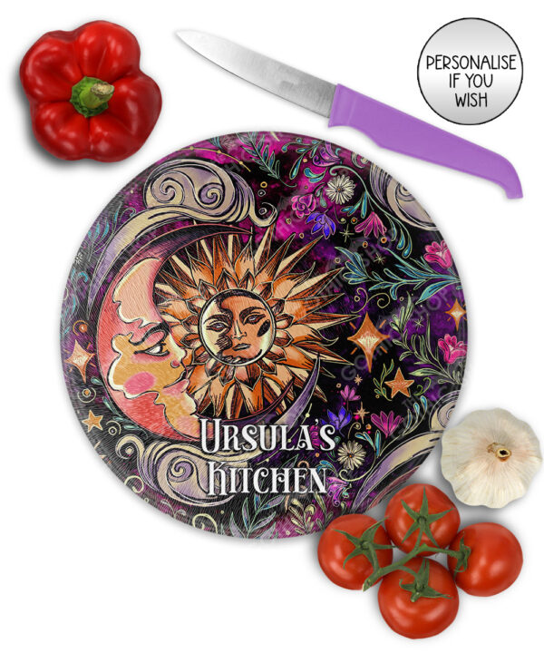 20227 celestial sun moon chopping board 2