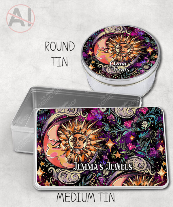 20228 celestial sun moon storage tin 3