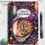 20229 celestial sun moon notebook 1