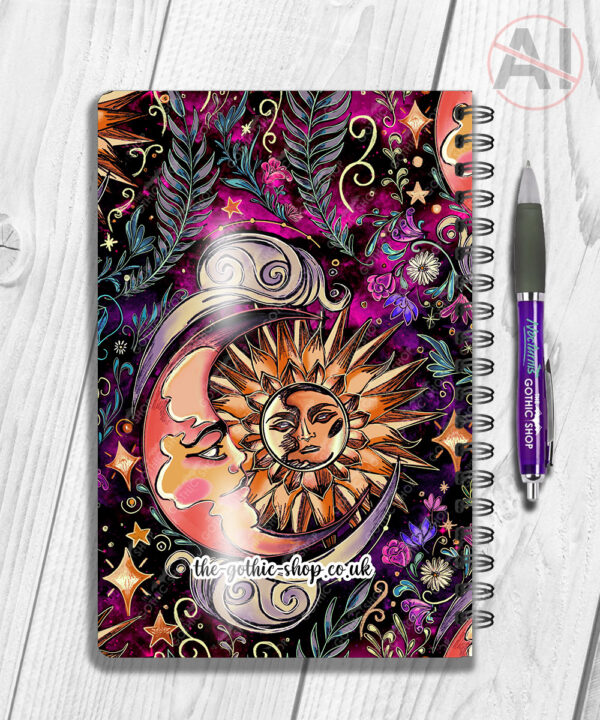 20229 celestial sun moon notebook 2