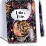 20229 celestial sun moon notebook 4