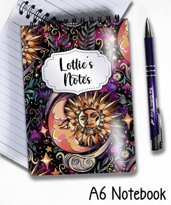 20229 celestial sun moon notebook 4