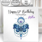 20231 personalised whimsical celestial butterfly card 1