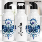 20234 personalised whimsical celestial butterfly water bottle 1