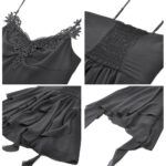 nyx gothic black asymmetrical handkerchief dress by dark in love