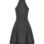 vespera gothic black buckle & harness skater dress by dark in love