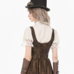 ophelia cream lace & ruffle gothic blouse by dark in love