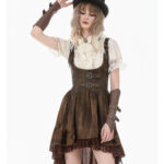ophelia cream lace & ruffle gothic blouse by dark in love