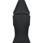 lydia gothic black hooded vest with cross detail by dark in love