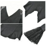 ravenna gothic black lace bell sleeve top by dark in love