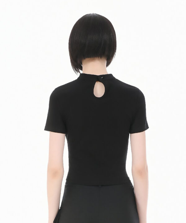 spydee gothic black spiderweb top with spider charm by dark in love