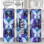 20270 whimsical butterfly personalised tumbler 4