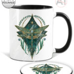 20273 whimsical dragonfly personalised mug coaster